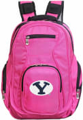 BYU Cougars 19 Laptop Backpack - Pink