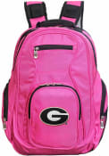 Georgia Bulldogs 19 Laptop Backpack - Pink