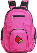 Louisville Cardinals 19 Laptop Backpack - Pink