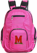 Maryland Terrapins 19 Laptop Backpack - Pink