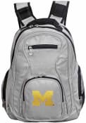 Michigan Wolverines 19 Laptop Backpack - Grey