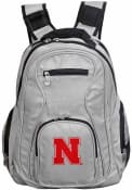 Nebraska Cornhuskers 19 Laptop Backpack - Grey