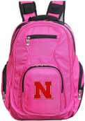 Nebraska Cornhuskers 19 Laptop Backpack - Pink