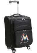 Miami Marlins 20 Softsided Spinner Luggage - Black