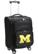 Michigan Wolverines 20 Softsided Spinner Luggage - Black