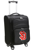 South Dakota Coyotes 20 Softsided Spinner Luggage - Black