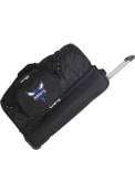 Charlotte Hornets 27 Rolling Duffel Luggage - Black