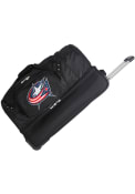 Columbus Blue Jackets 27 Rolling Duffel Luggage - Black