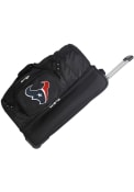 Houston Texans 27 Rolling Duffel Luggage - Black