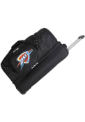 Oklahoma City Thunder 27 Rolling Duffel Luggage - Black