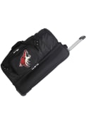 Arizona Coyotes Black 27 Rolling Duffel Luggage