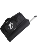 Tampa Bay Lightning 27 Rolling Duffel Luggage - Black
