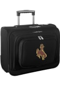 Wyoming Cowboys Black Overnighter Laptop Luggage