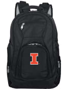 Illinois Fighting Illini 19 Laptop Backpack - Black