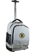 Boston Bruins Wheeled Premium Backpack - Grey