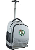 Boston Celtics Wheeled Premium Backpack - Grey