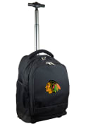 Chicago Blackhawks Wheeled Premium Backpack - Black