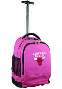 Chicago Bulls Wheeled Premium Backpack - Pink