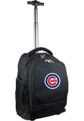 Chicago Cubs Wheeled Premium Backpack - Black