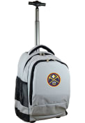 Denver Nuggets Wheeled Premium Backpack - Grey