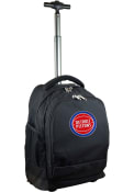 Detroit Pistons Wheeled Premium Backpack - Black