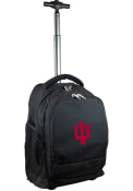 Indiana Hoosiers Wheeled Premium Backpack - Black