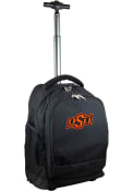 Oklahoma State Cowboys Wheeled Premium Backpack - Black