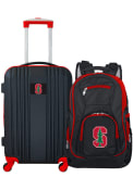 Stanford Cardinal 2-Piece Set Luggage - Black