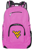 West Virginia Mountaineers 19 Laptop Backpack - Pink
