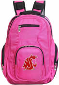 Washington State Cougars 19 Laptop Backpack - Pink