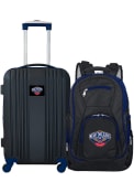 New Orleans Pelicans 2-Piece Set Luggage - Black