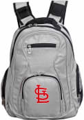 St Louis Cardinals 19 Laptop Backpack - Grey