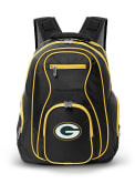 Green Bay Packers 19 Laptop Yellow Trim Backpack - Black