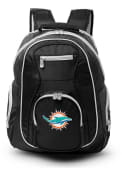 Miami Dolphins 19 Laptop Gray Trim Backpack - Black