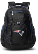 New England Patriots 19 Laptop Navy Trim Backpack - Black