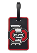 Ohio State Buckeyes Rubber Luggage Tag - Red