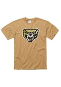 Oakland University Golden Grizzlies Gold Big Logo Tee