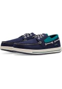 Seattle Mariners Adventure Canvas Boat Shoes - Navy Blue