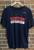 Dayton Flyers Nike Practice T Shirt - Navy Blue