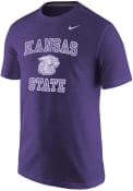 K-State Wildcats Purple Throwback Nike Short Sleeve T Shirt