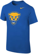 Pitt Panthers Youth Nike Panther Head T-Shirt - Blue
