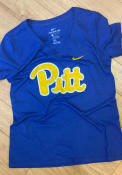 Pitt Panthers Womens Nike Triblend T-Shirt - Blue