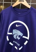 Nike K-State Wildcats Purple Legend Basketball Key Tee