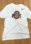Ohio State Buckeyes Nike Logo T Shirt - White