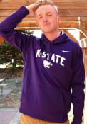 K-State Wildcats Nike Therma Hood - Purple