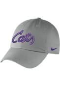 Nike Grey K-State Wildcats Campus Adjustable Hat