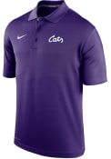 Nike K-State Wildcats Purple 2019 Football Varsity Short Sleeve Polo Shirt