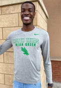 North Texas Mean Green Nike Legend Arch Mascot T-Shirt - Grey