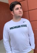Michigan State Spartans Nike Legend Wordmark T-Shirt - White