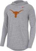 Texas Longhorns Nike Marled Hooded Sweatshirt - Grey
